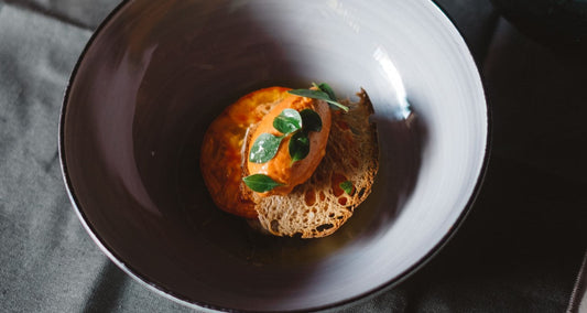 Tomate et burrata au vinaigre réserve et balsamique nature